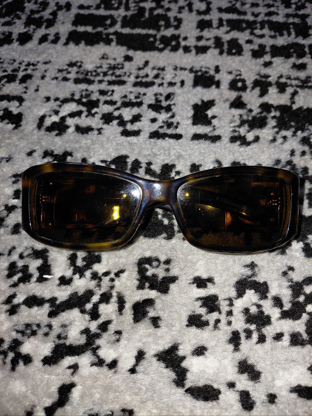 Christian Dior Shaded 2 Sunglasses NS08U Tortoise Brown Y2K Galliano Vintage - Picture 4 of 8